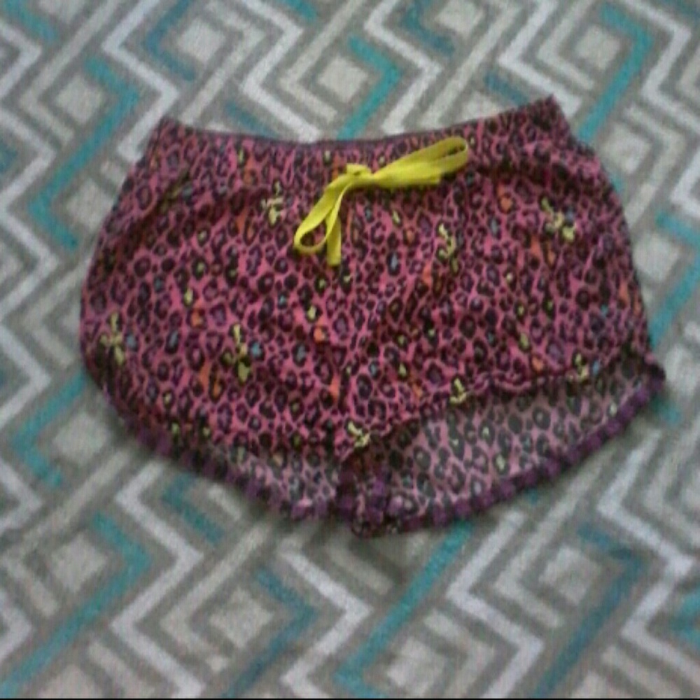 Leopard Print Sleep Shorts
